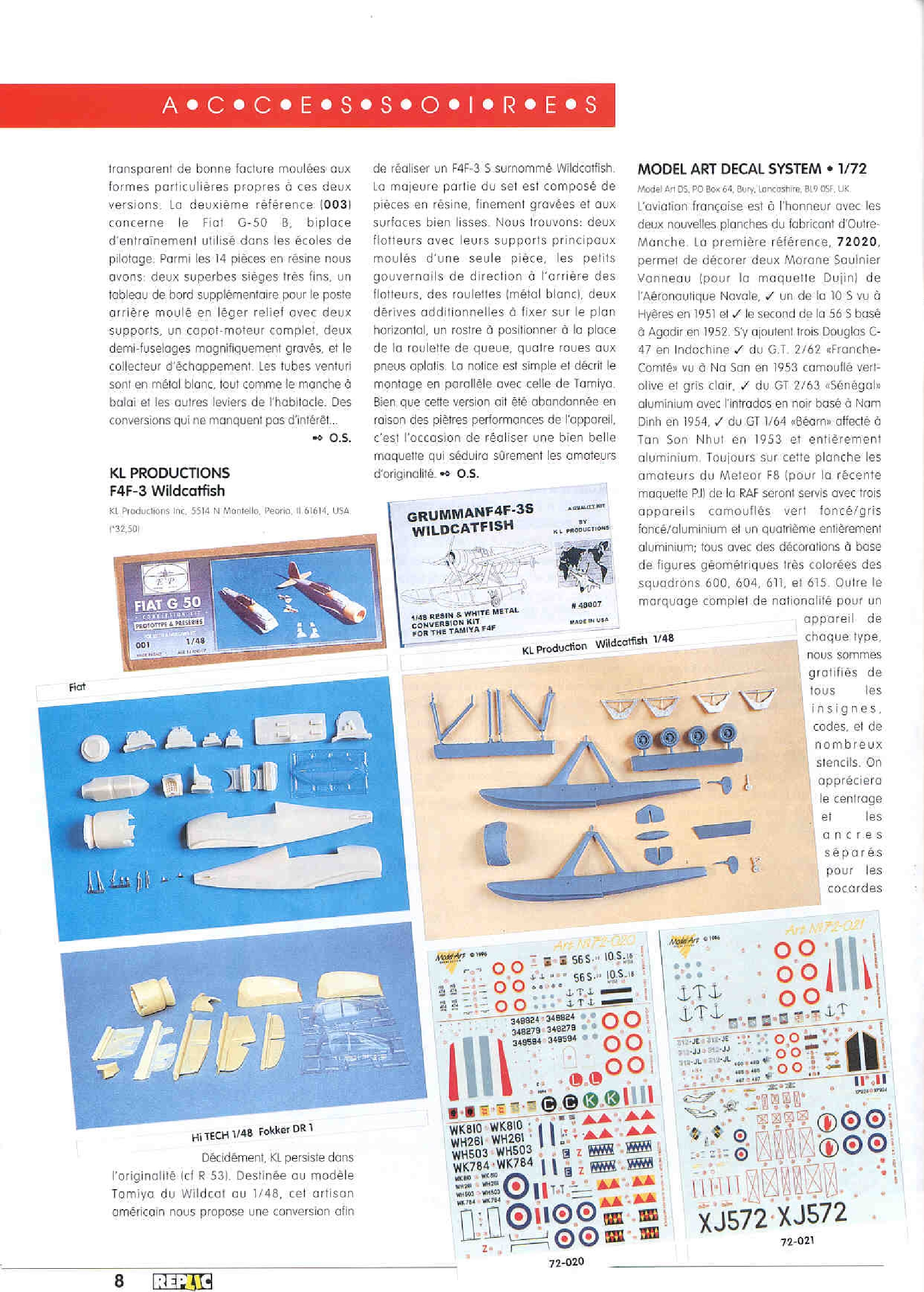 Replic 057 - Macchi MC-200, F-4C-D Phantom II, Spitfire Mk XIV